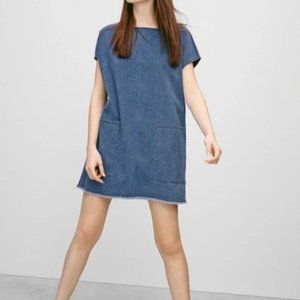 ARITZIA | Wilfred Free Nori Denim Dress in Blue XS